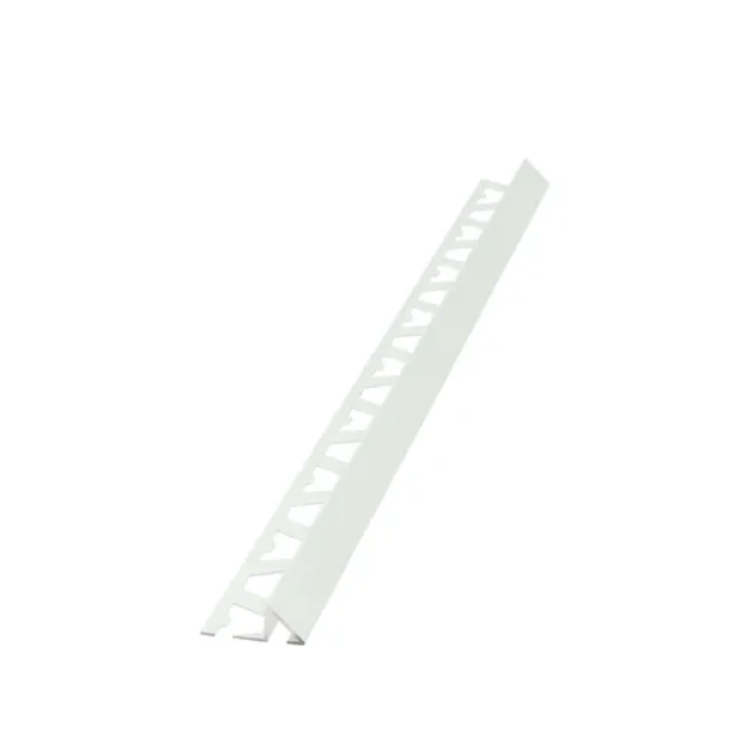 Aluminium Triangular Tile Trim White