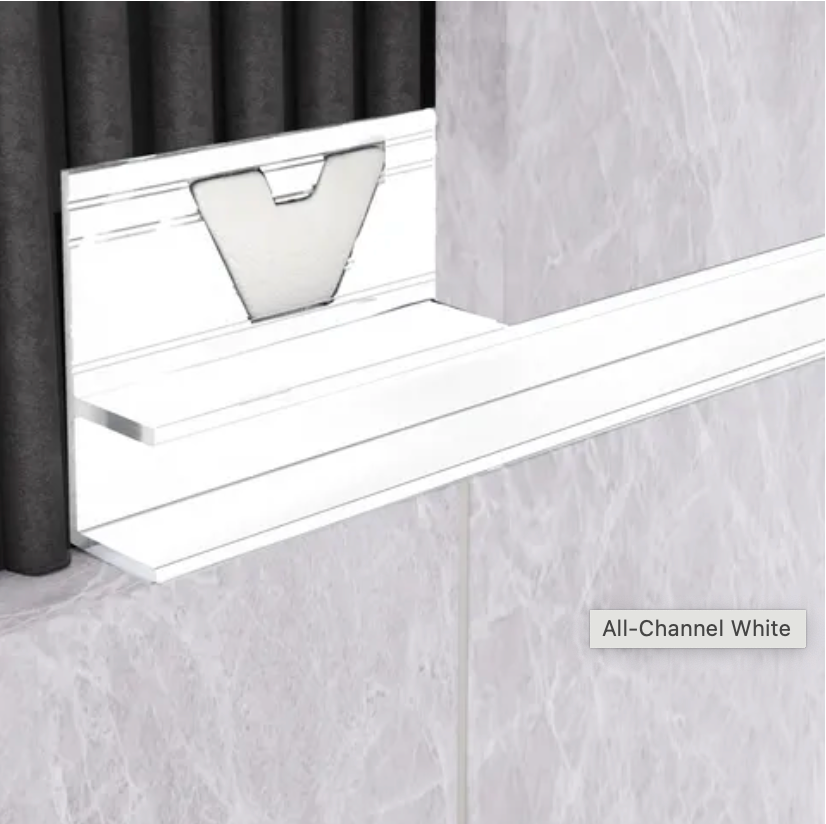 Aluminium Channel trim White