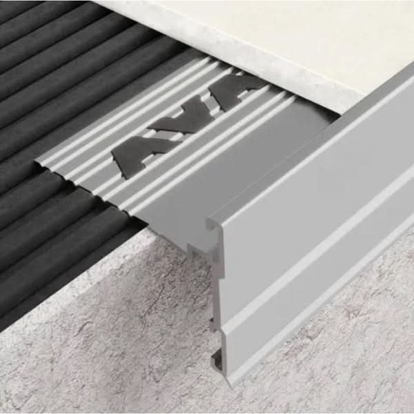 Aluminium Balcony Tile Trim Mill Finish tiletrim.au 