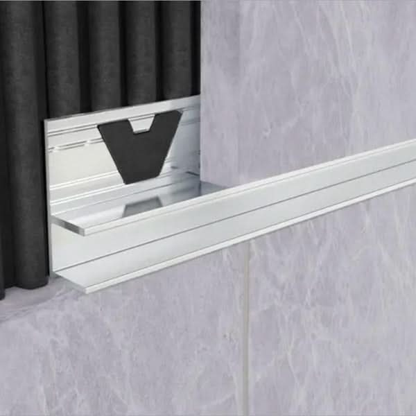 Aluminium Channel trim bright silver tiletrim.au 