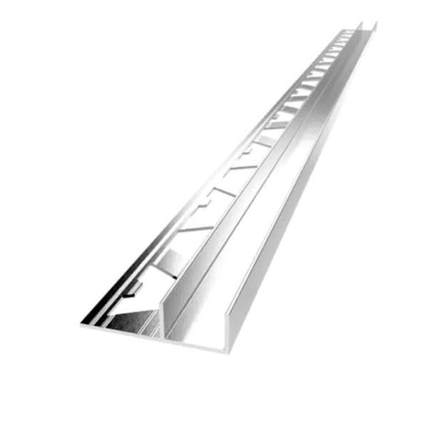 Aluminium Channel trim bright silver tiletrim.au 