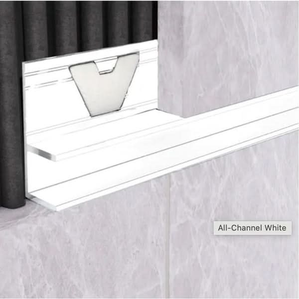 Aluminium Channel trim White tiletrim.au 