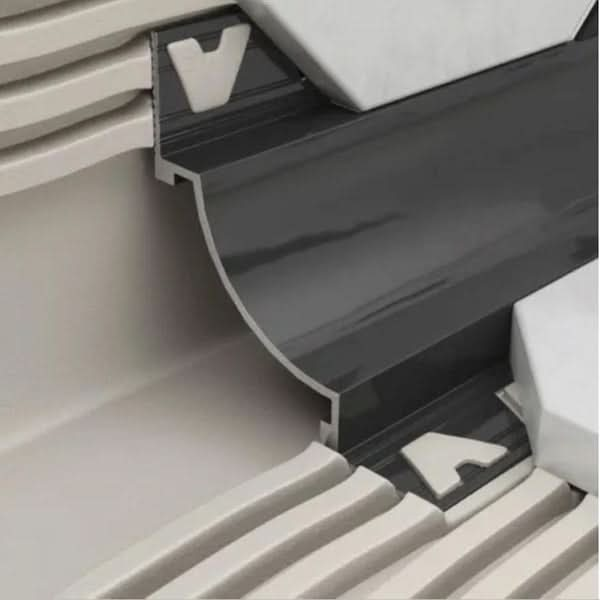 Aluminium Cove Trim Black tiletrim24.au 