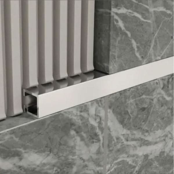 Aluminium Deco Trim Bright silver tiletrim.au 