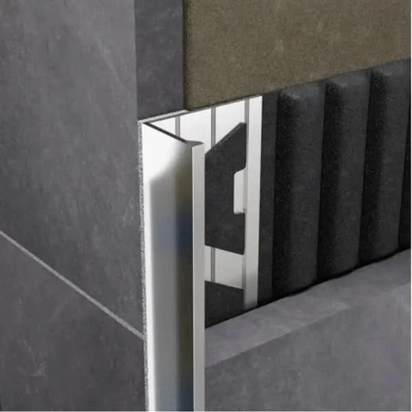 Aluminium L Angel Tile Trim bright Silver Tile Trim alltrim 