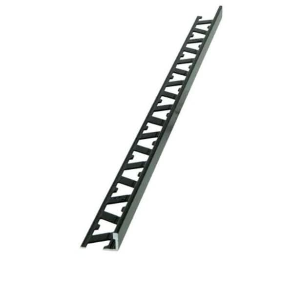 Aluminium L Angle Tile Trim Black Matt Tile Trim alltrim 