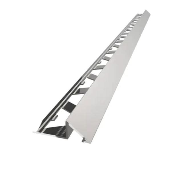 Aluminium Triangel Tile Trim Bright Silver tiletrim.au 