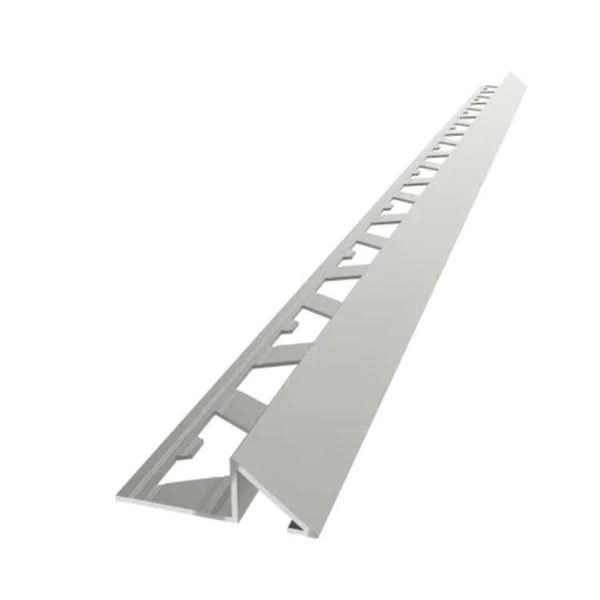 Aluminium Triangular Tile Trim Matt Silver tiletrim.au 