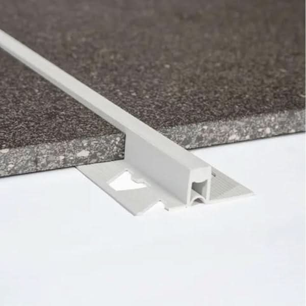 PVC Movement Joints Trim White tiletrim.au 