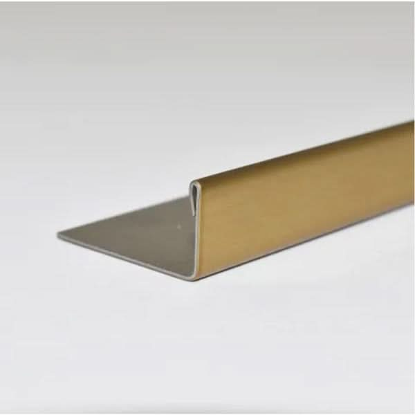 Stainless Steel Angle Tile Trim Brushed Gold alltrim 