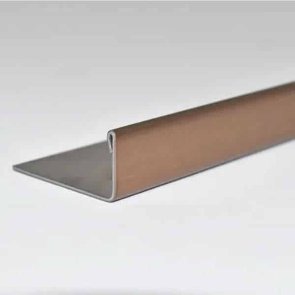 Stainless Steel L Angle Tile Trim Brushed Rose Gold Tile Trim alltrim 