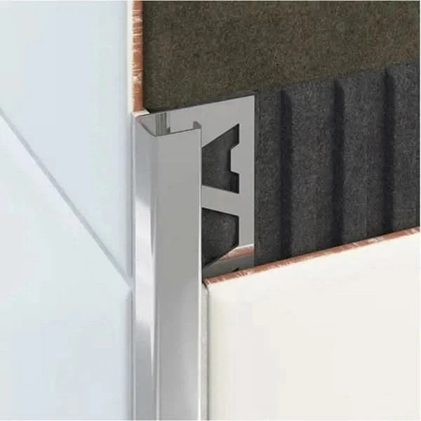 Polished Stainless Steel Square Tile Trim 304 Grade Tiletrim24