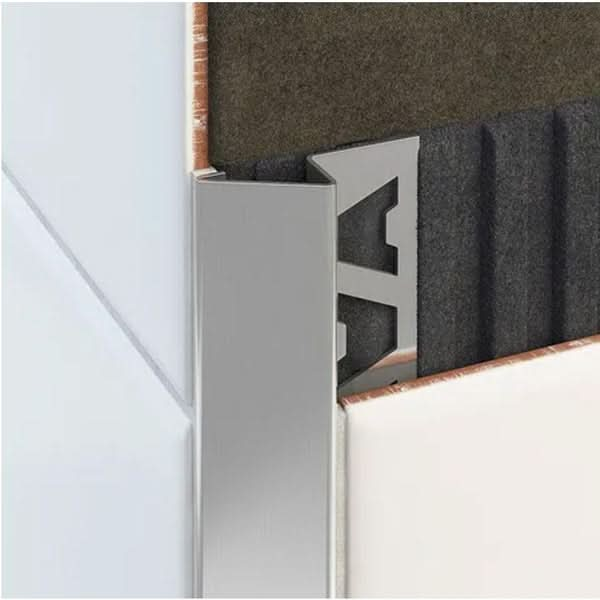 Stainless Steel Triangel Tile Trim Brushed 304 Grade tiletrim.au 