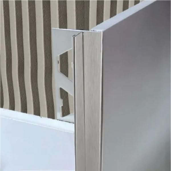 Stainless Stell Birds Mouth Trim Brushed Grade 304 tiletrim24.au 